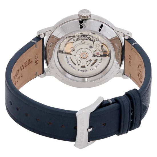 Raymond Weil Millesime Heren Horloge Blauw 2930-STC-50011 - Image 4