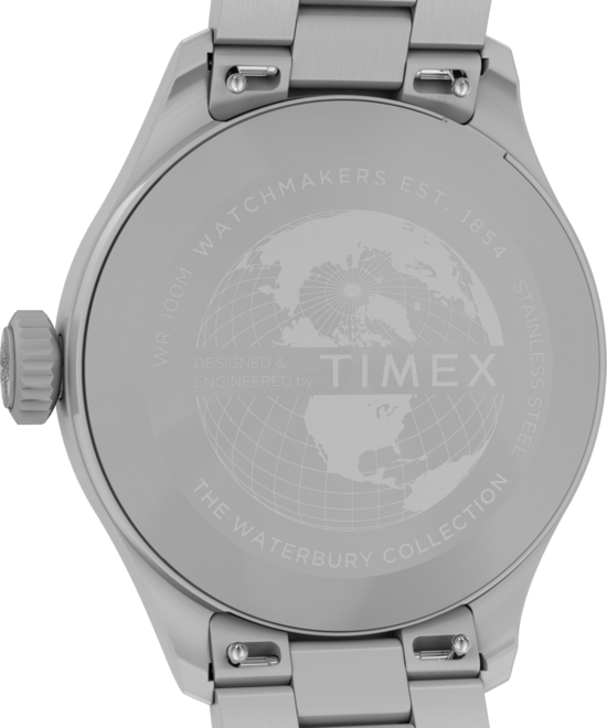 Timex Waterbury Ace Heren Horloge Zilverkleurig TW2Y18800 - Image 4