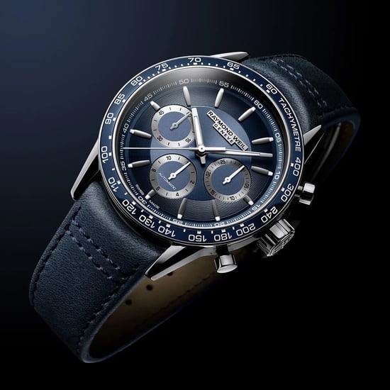 Raymond Weil Freelancer Heren Horloge Blauw 7741-SC3-50021 - Image 4