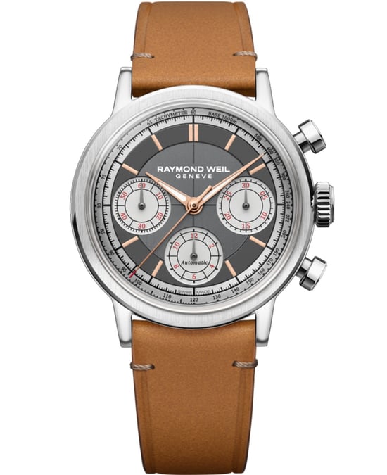 Raymond Weil Millesime Heren Horloge Bruin 7765-STC-60651 - Image 1