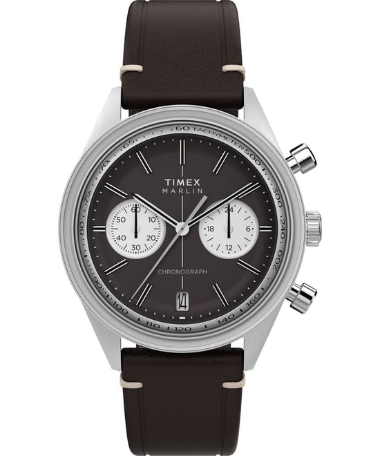 Timex Marlin Jet Heren Horloge Bruin TW2Y24700 - Image 1