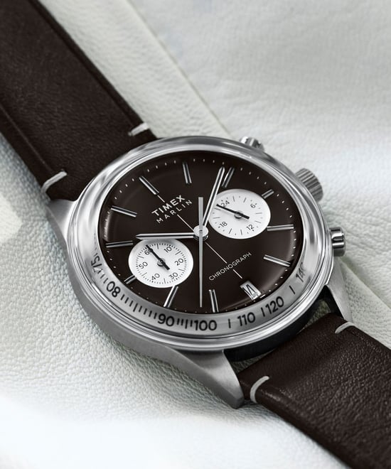 Timex Marlin Jet Heren Horloge Bruin TW2Y24700 - Image 6