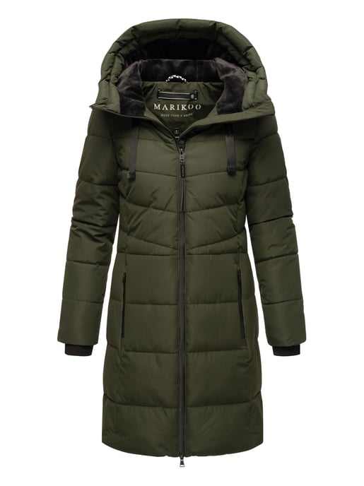 Marikoo Natsukoo dames winterjas – warm, teddyvoering & capuchon - Image 1