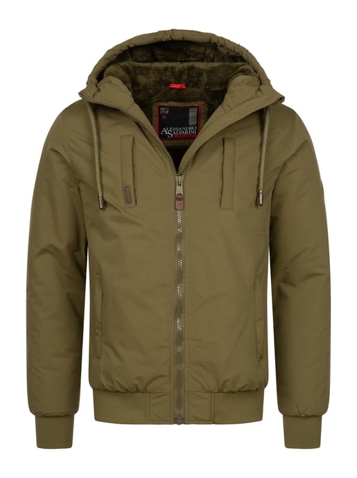Alessandro Salvarini heren winterjas AS-320 met teddyvoering & capuchon – warm & stoer - Image 1