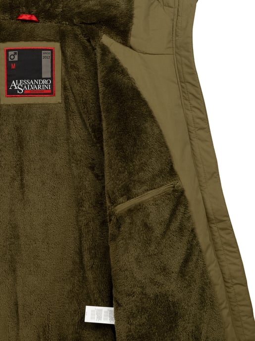 Alessandro Salvarini heren winterjas AS-320 met teddyvoering & capuchon – warm & stoer - Image 5