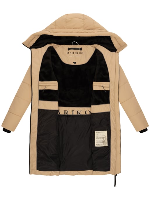 Marikoo Natsukoo dames winterjas – warm, teddyvoering & capuchon - Image 5