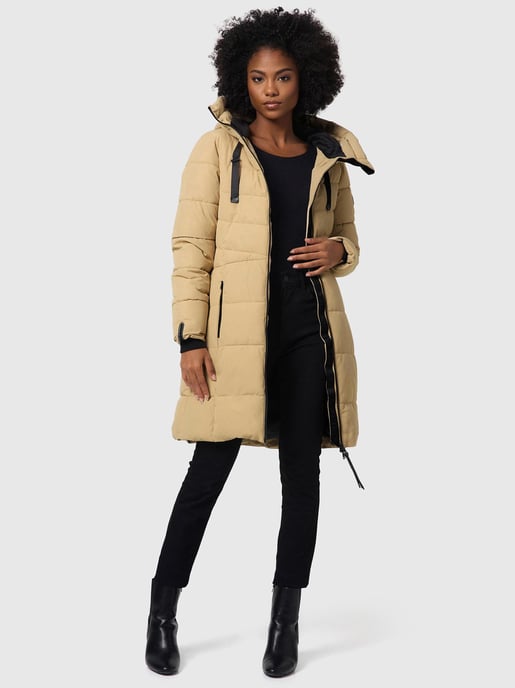 Marikoo Natsukoo dames winterjas – warm, teddyvoering & capuchon - Image 6