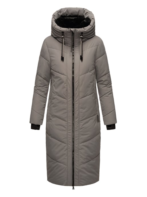 Marikoo Nadaree dames winterjas – lang, warm & met capuchon - Image 2