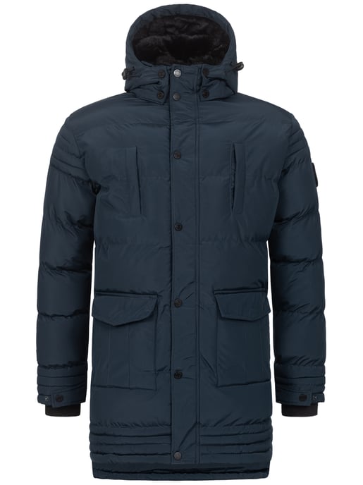Alessandro Salvarini heren winterjas AS285 met teddyvoering en afneembare capuchon - Image 3