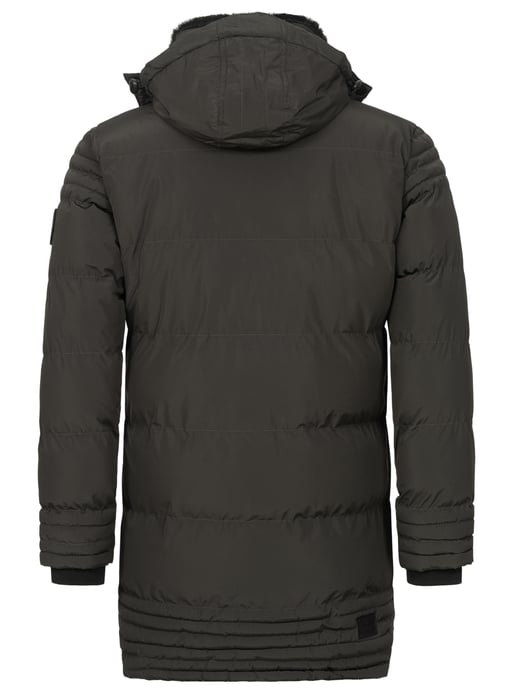 Alessandro Salvarini heren winterjas AS285 met teddyvoering en afneembare capuchon - Image 6