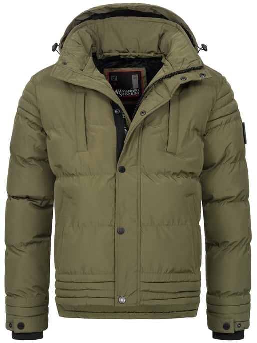 Alessandro Salvarini heren winterjas AS-281 met teddyvoering en afneembare capuchon - Image 2
