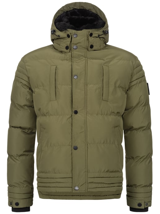 Alessandro Salvarini heren winterjas AS-281 met teddyvoering en afneembare capuchon - Image 3