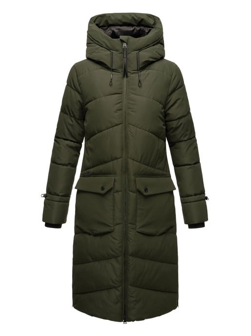 Marikoo Tomomii dames winterjas – lang, warm & met capuchon - Image 2