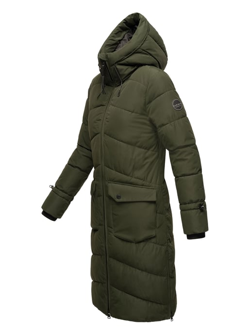 Marikoo Tomomii dames winterjas – lang, warm & met capuchon - Image 3