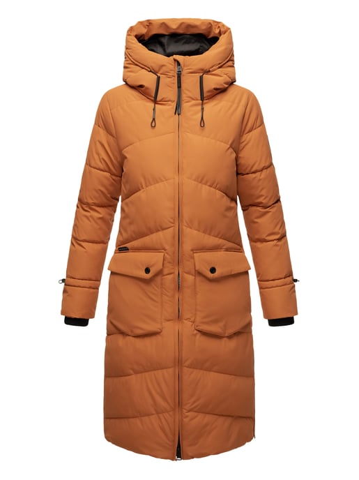 Marikoo Tomomii dames winterjas – lang, warm & met capuchon - Image 2