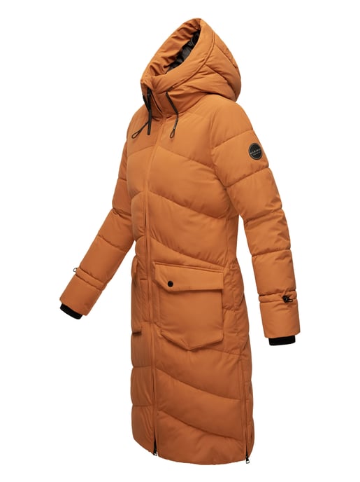 Marikoo Tomomii dames winterjas – lang, warm & met capuchon - Image 3