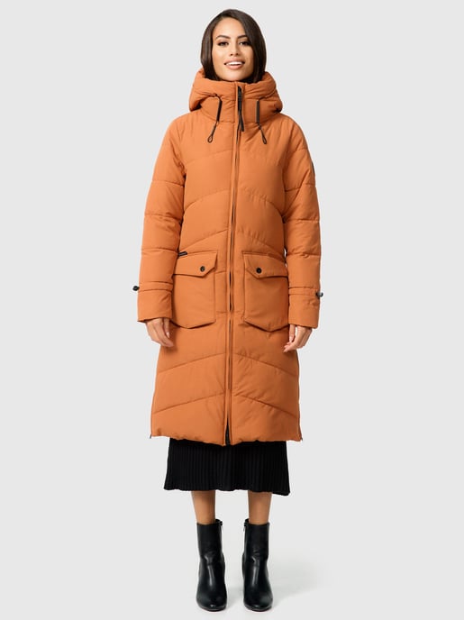 Marikoo Tomomii dames winterjas – lang, warm & met capuchon - Image 6