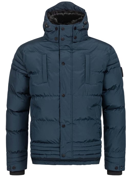 Alessandro Salvarini heren winterjas AS-281 met teddyvoering en afneembare capuchon - Image 3