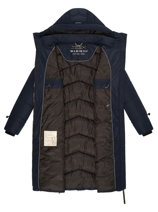 Marikoo Tomomii dames winterjas – lang, warm & met capuchon - Image 5