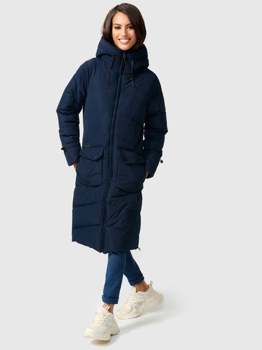 Marikoo Tomomii dames winterjas – lang, warm & met capuchon - Image 6