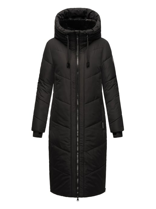 Marikoo Nadaree dames winterjas – lang, warm & met capuchon - Image 2