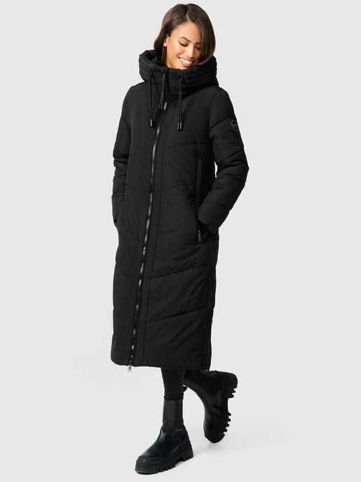 Marikoo Nadaree dames winterjas – lang, warm & met capuchon - Image 6