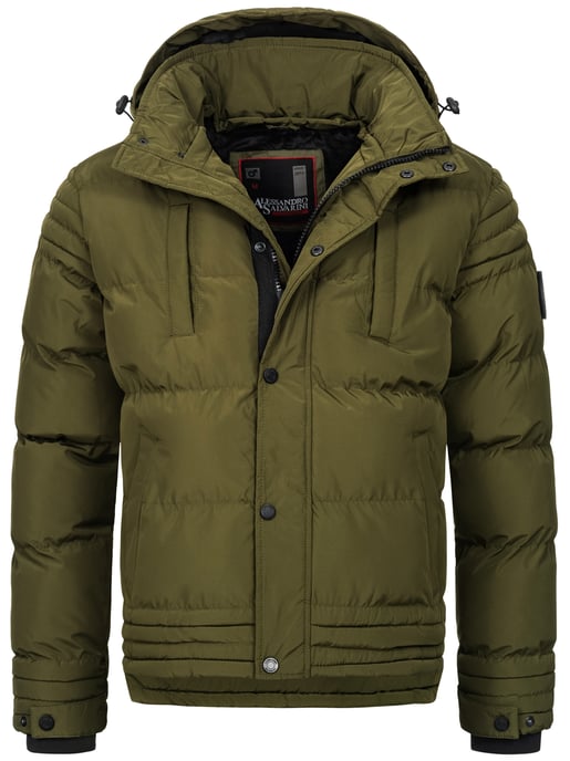Alessandro Salvarini heren winterjas AS-281 met teddyvoering en afneembare capuchon - Image 2