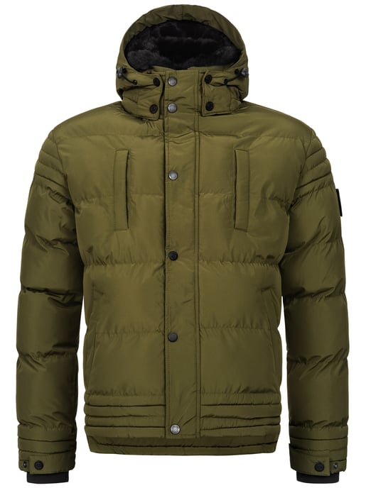 Alessandro Salvarini heren winterjas AS-281 met teddyvoering en afneembare capuchon - Image 3