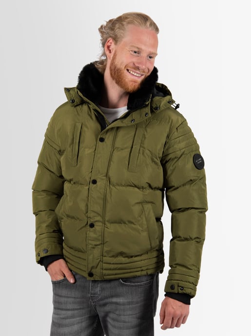 Alessandro Salvarini heren winterjas AS-281 met teddyvoering en afneembare capuchon - Image 6