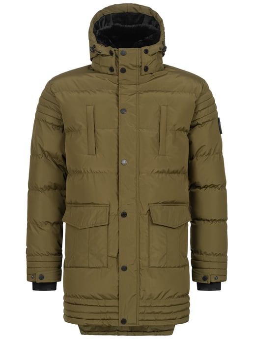 Alessandro Salvarini heren winterjas AS285 met teddyvoering en afneembare capuchon - Image 3