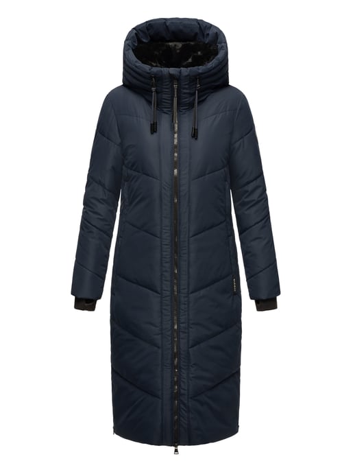 Marikoo Nadaree dames winterjas – lang, warm & met capuchon - Image 2