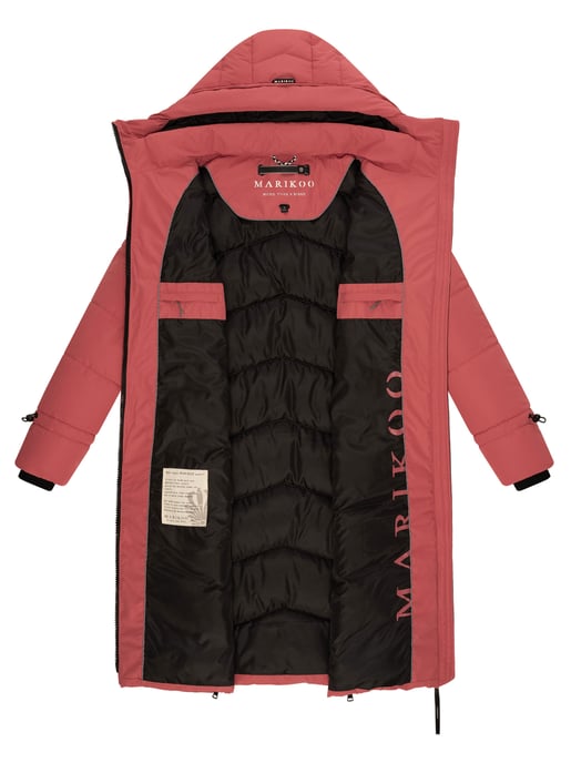 Marikoo Tomomii dames winterjas – lang, warm & met capuchon - Image 5