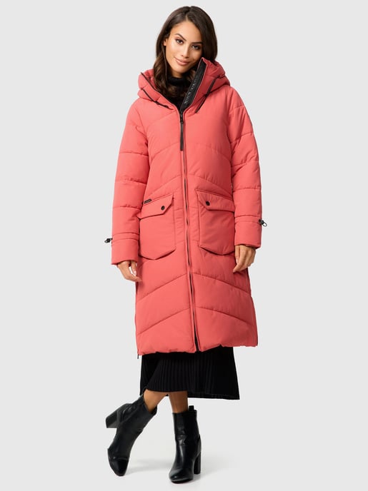 Marikoo Tomomii dames winterjas – lang, warm & met capuchon - Image 6