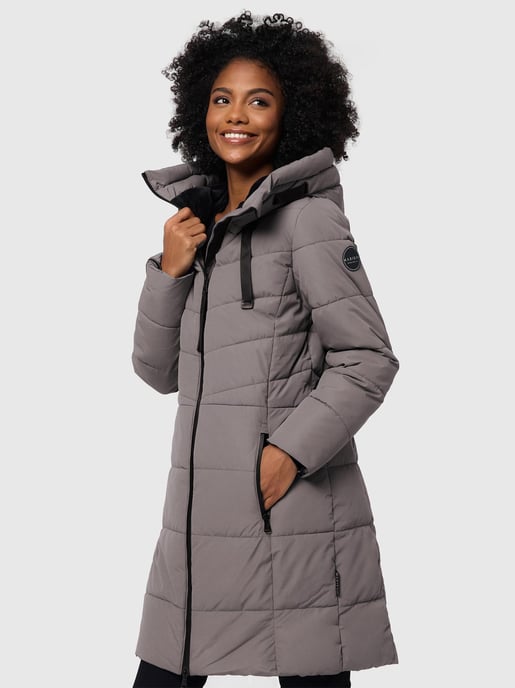 Marikoo Natsukoo dames winterjas – warm, teddyvoering & capuchon - Image 6