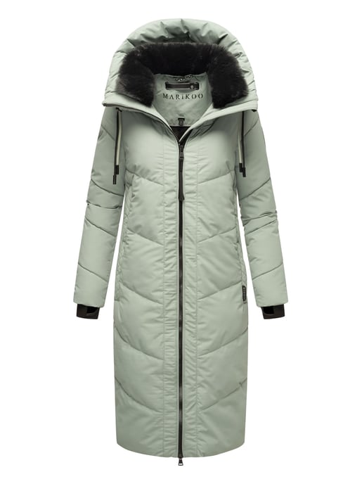 Marikoo Nadaree dames winterjas – lang, warm & met capuchon - Image 1