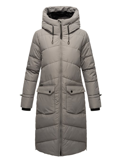 Marikoo Tomomii dames winterjas – lang, warm & met capuchon - Image 2