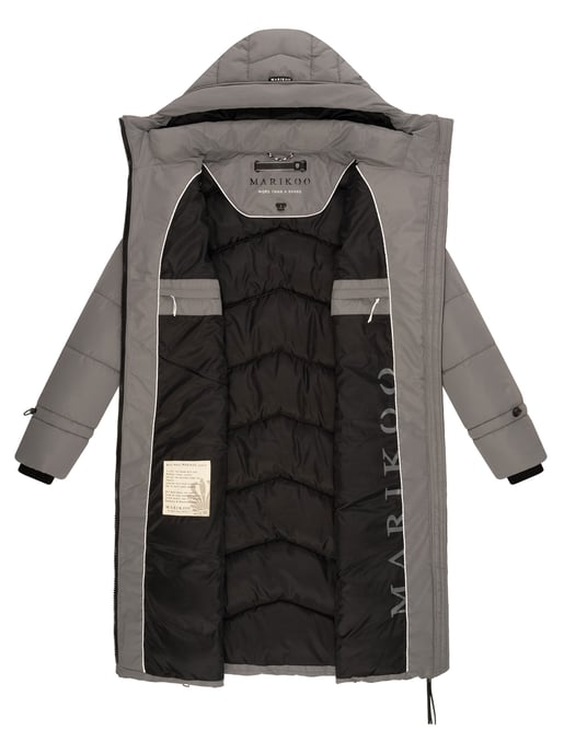 Marikoo Tomomii dames winterjas – lang, warm & met capuchon - Image 5