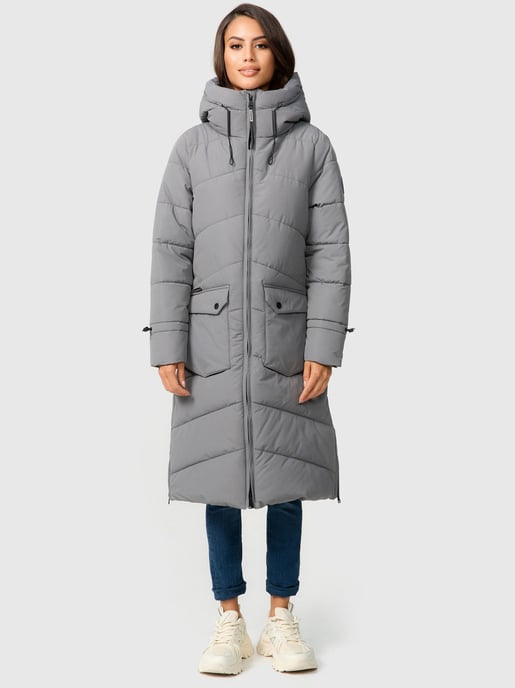 Marikoo Tomomii dames winterjas – lang, warm & met capuchon - Image 6