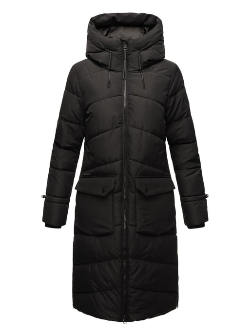 Marikoo Tomomii dames winterjas – lang, warm & met capuchon - Image 2