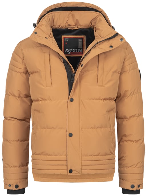 Alessandro Salvarini heren winterjas AS-281 met teddyvoering en afneembare capuchon - Image 2