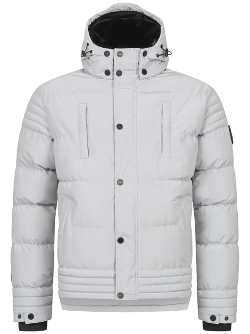 Alessandro Salvarini heren winterjas AS-281 met teddyvoering en afneembare capuchon - Image 3
