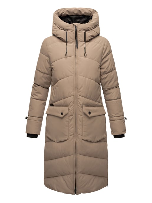 Marikoo Tomomii dames winterjas – lang, warm & met capuchon - Image 2
