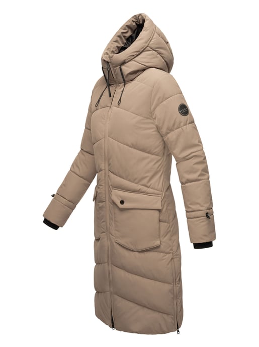 Marikoo Tomomii dames winterjas – lang, warm & met capuchon - Image 3