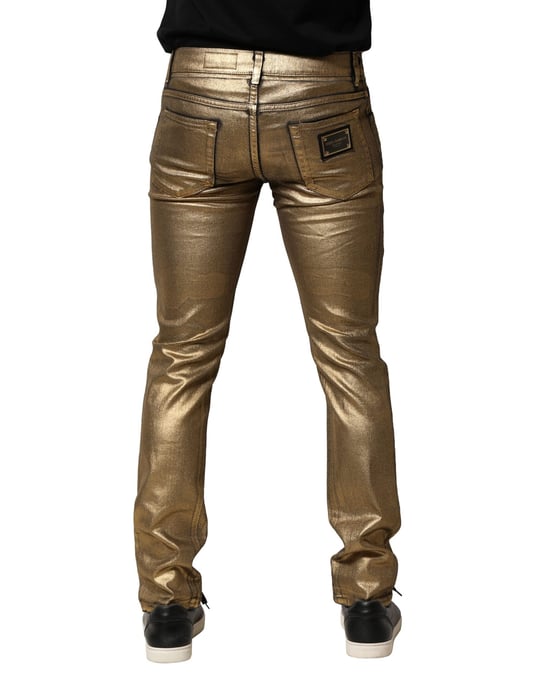 Metalen Versleten Rechtnex Jeans - Image 4