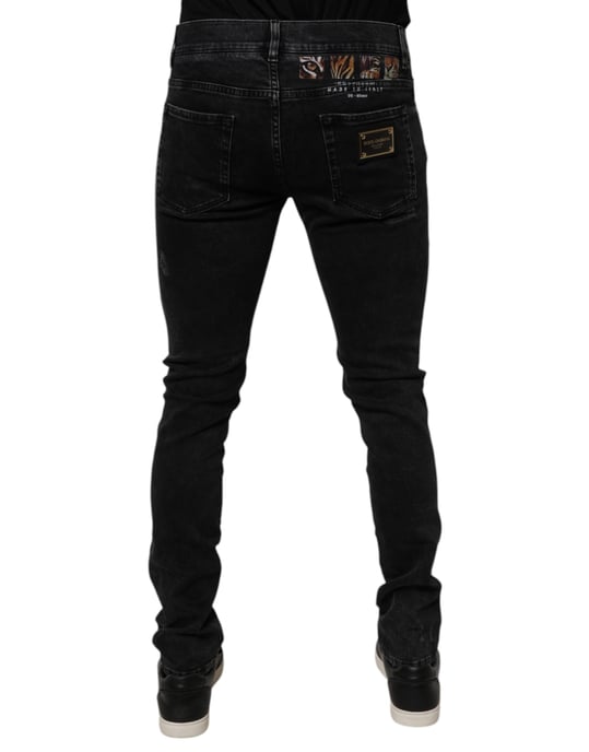 Slim Fit Versleten Jeans - Image 4