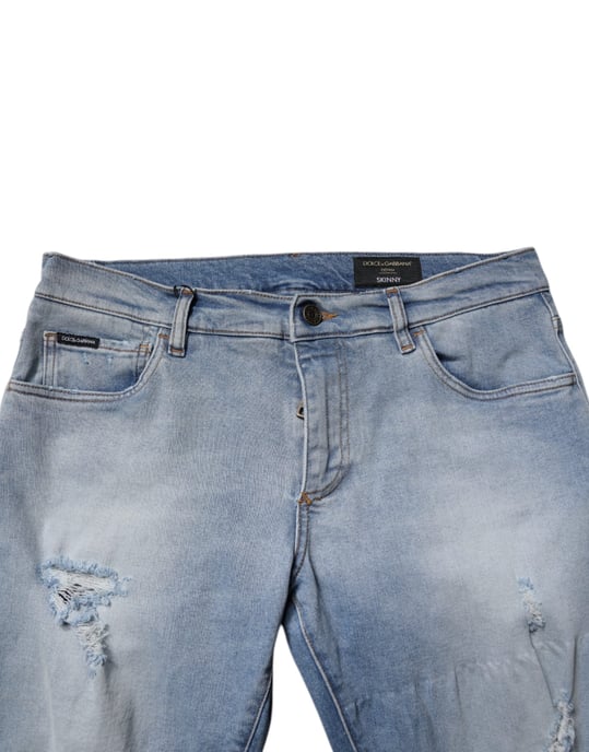 Slim Fit Versleten Jeans - Image 5