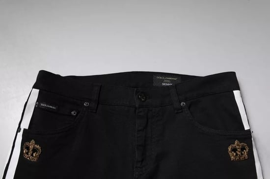 Slimfit Jeans met Kroonpatch Detail - Image 5
