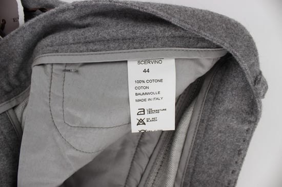 Grijze Rechte Broek met Zijstripe Detail - Image 6