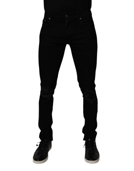 Skinny Versleten Jeans - Image 2