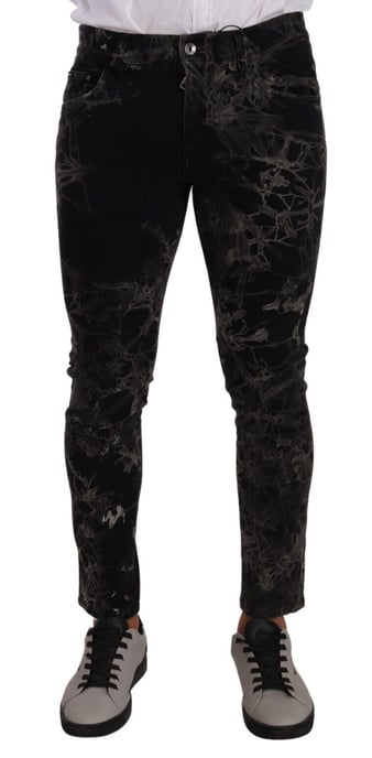 Marmerprint Skinny Jeans - Image 1
